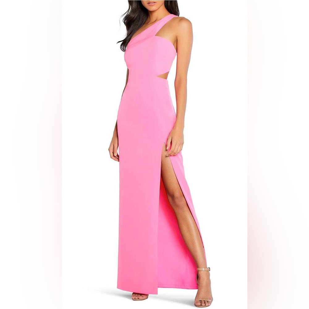 Aidan Mattox Asymmetric Evening Gown - image 2